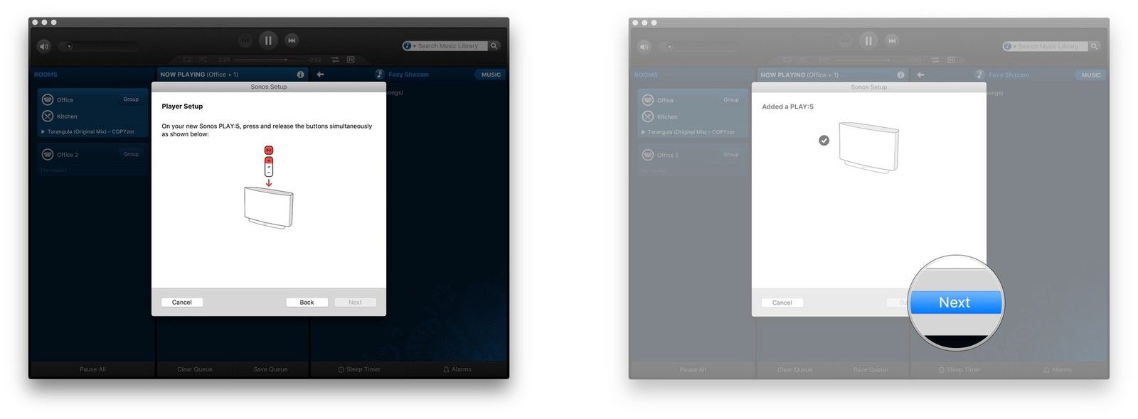 Следуйте инструкциям на экране, нажмите Далее