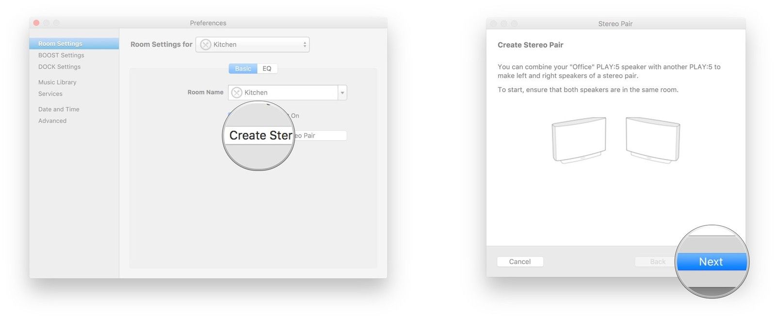 Нажмите Создать стереопару, нажмите Далее.