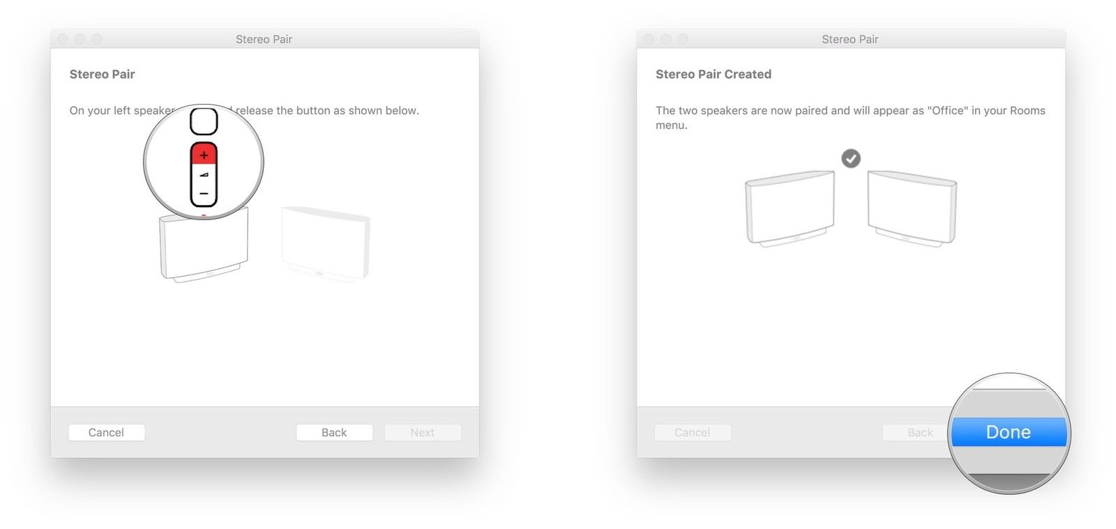 Следуйте инструкциям на экране, нажмите Готово