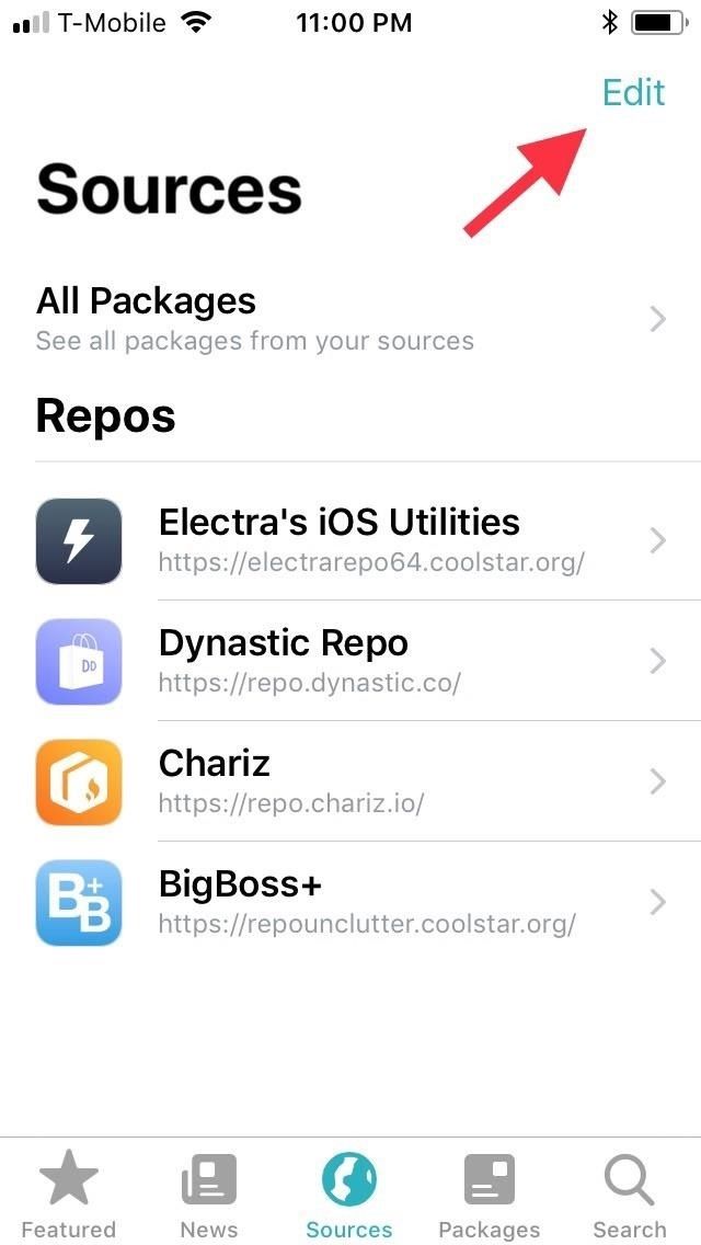 Как добавить Repos в Sileo, чтобы вы могли найти больше твиков Jailbreak для установки