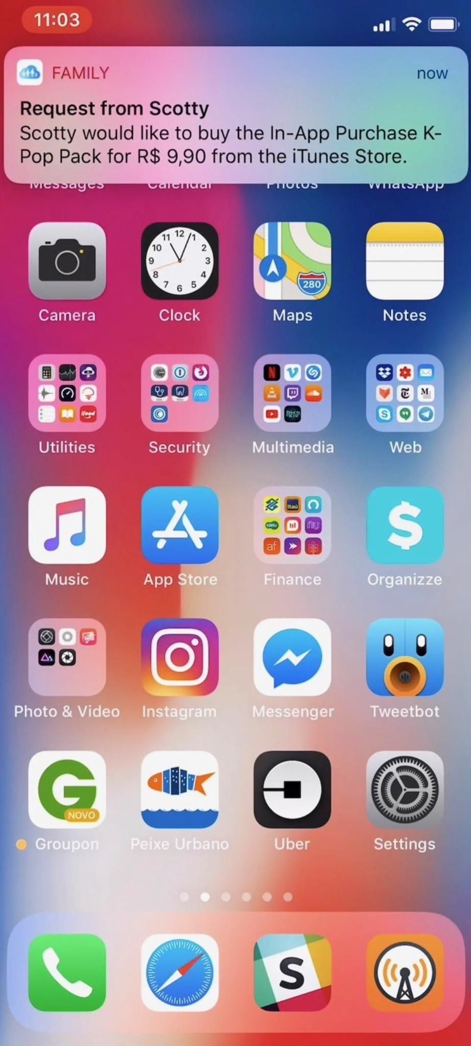 Как использовать Face ID на iPhone X, чтобы утвердить запросы на загрузку в семейный доступ