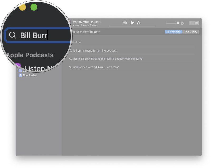 Введите условие поиска, а затем нажмите клавишу ввода / возврата на клавиатуре.
