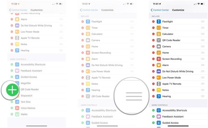 Переместить QR-код