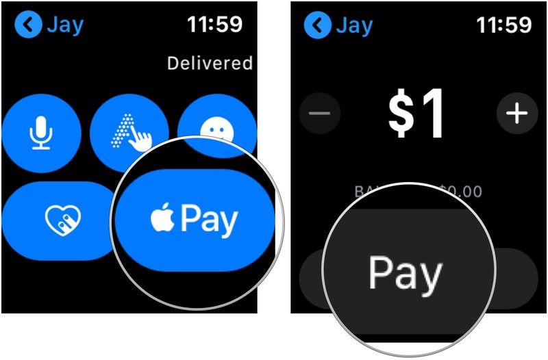 сообщения отправлять Apple Pay