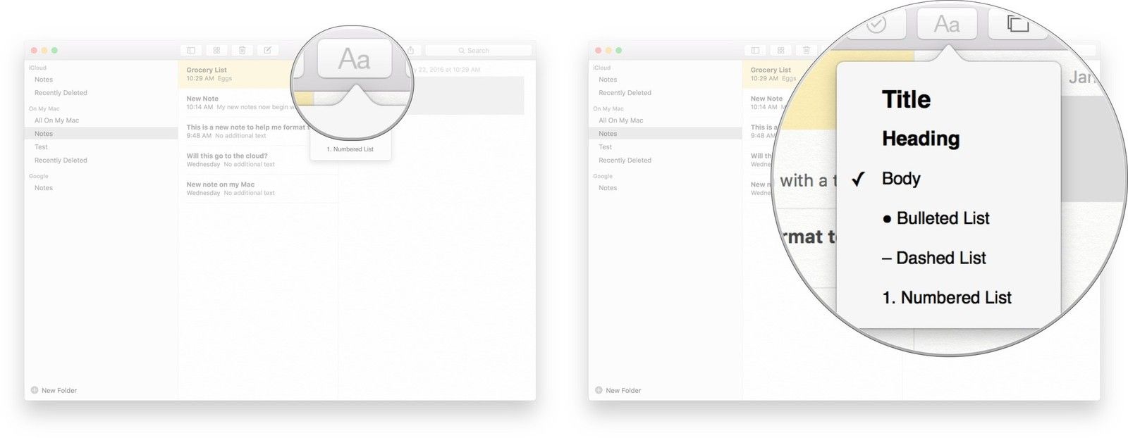 Примечания потребительной списки-в-Notes-Slide-3-Новые
