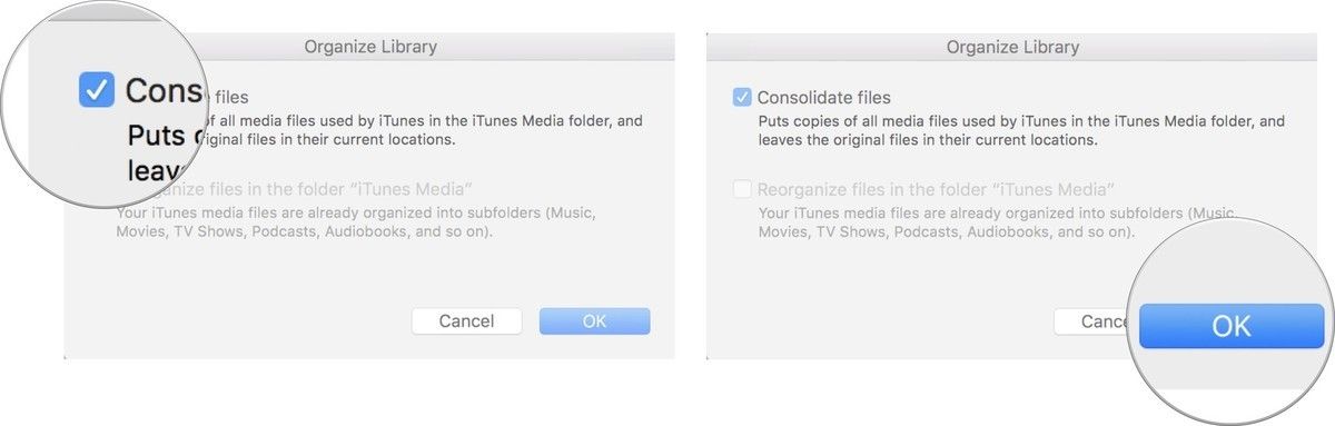 Нажмите объединить файлы, затем нажмите ОК