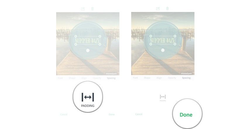 Нажмите значок, чтобы настроить интервал, нажмите готово.