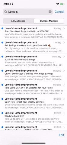 яблоко's Mail App in iOS 13 Has New, Faster Ways to Select Multiple Emails
