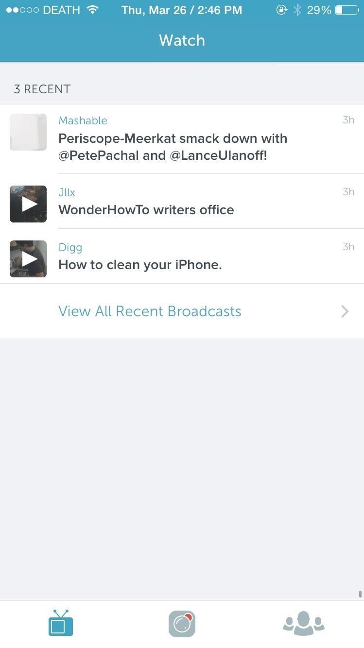 Знакомьтесь, Перископ, Твиттер's Meerkat Killer for Live Streaming Video on Your iPhone