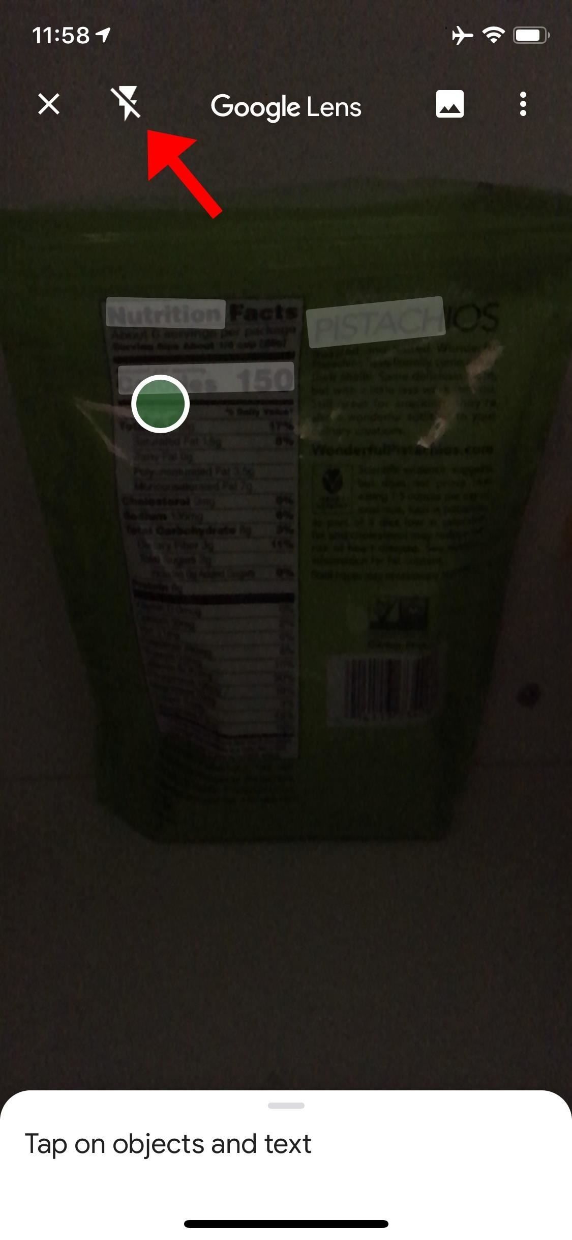 Вы действительно должны нажать этот значок в вашем iPhone's Google App