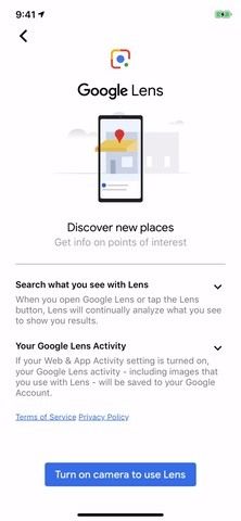 Вы действительно должны нажать этот значок в вашем iPhone's Google App