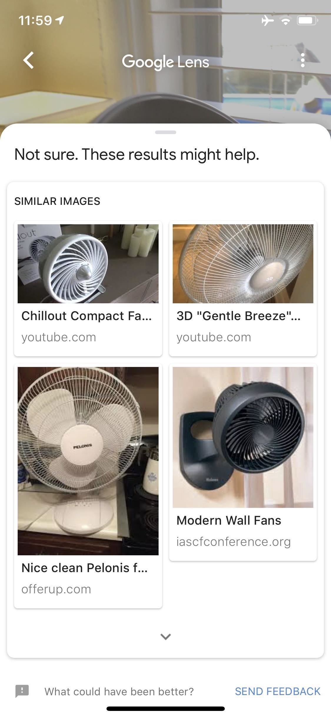 Вы действительно должны нажать этот значок в вашем iPhone's Google App