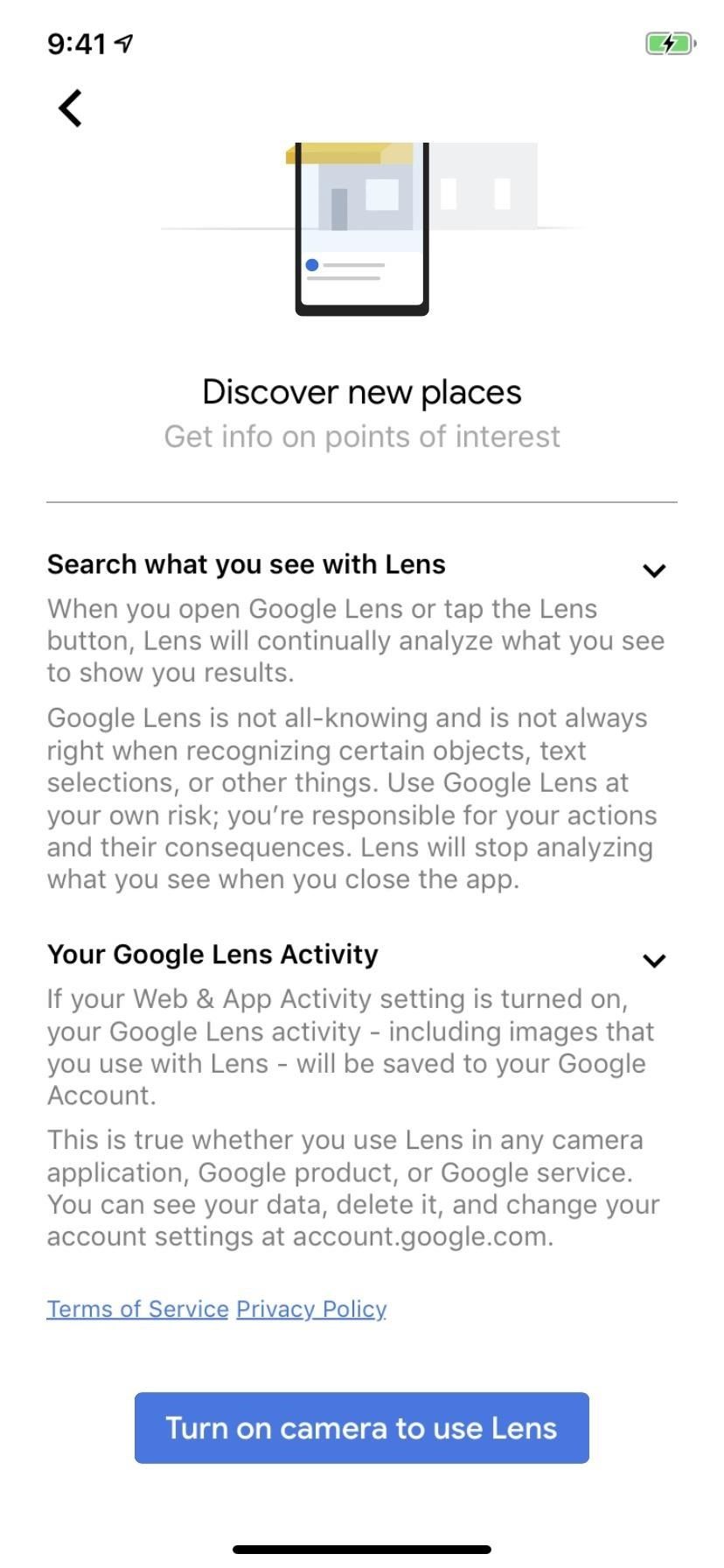 Вы действительно должны нажать этот значок в вашем iPhone's Google App