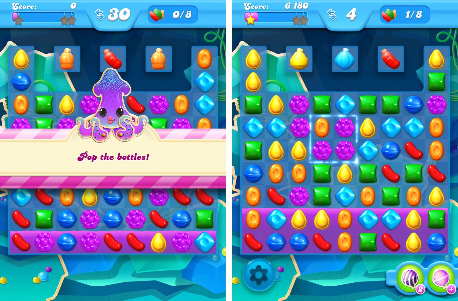 Candy Crush Soda Saga: Как пройти уровни 40, 52, 60, 70 и 72