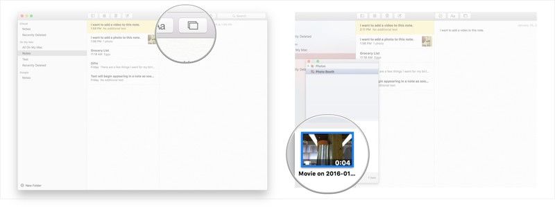 Нажмите значок добавления фото или видео и найдите видеофайл.