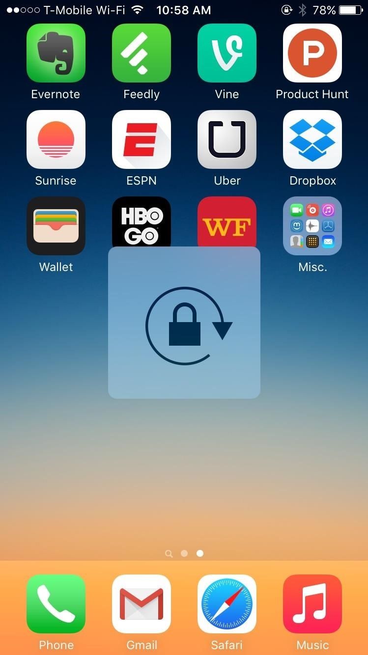 Как использовать кольцо / тихий переключатель для блокировки поворота экрана на вашем iPhone в iOS 9