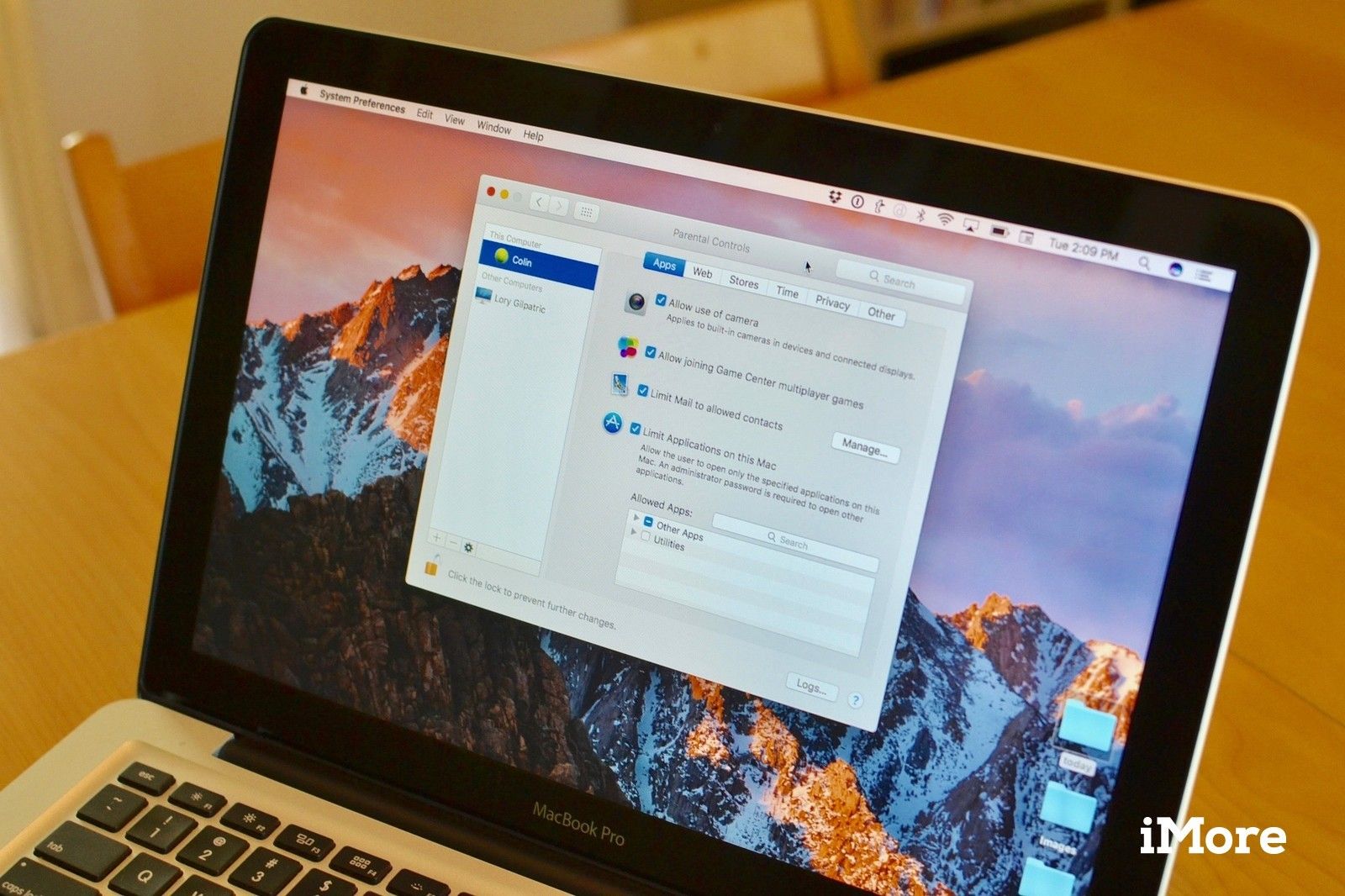 Родительский контроль на Mac