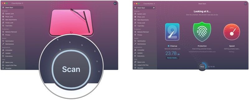 cleanmymac x scan