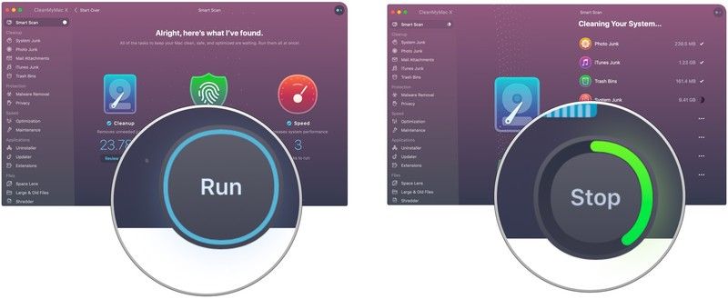 закончить смарт-сканирование