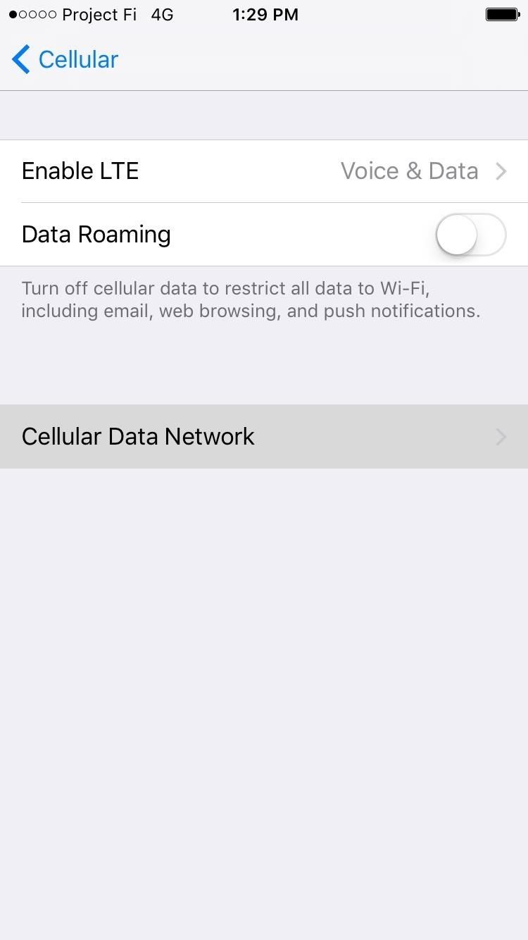 Как настроить Google Fi на вашем iPhone