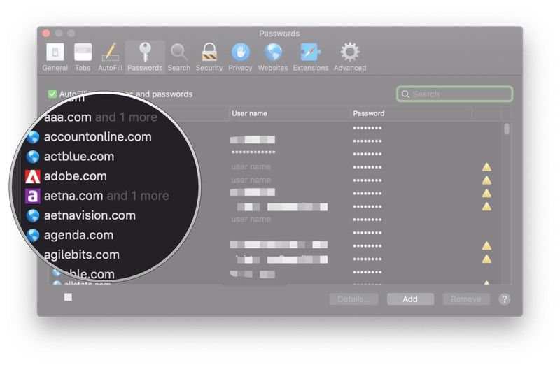 Нажмите на учетную запись, чтобы просмотреть данные для входа Нажмите на учетную запись, чтобы просмотреть данные для входа