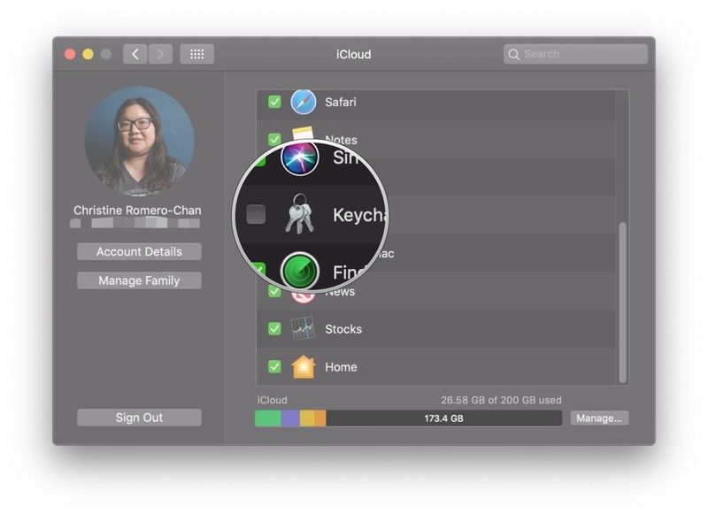 Установите флажок рядом с брелок Установите флажок рядом с брелок