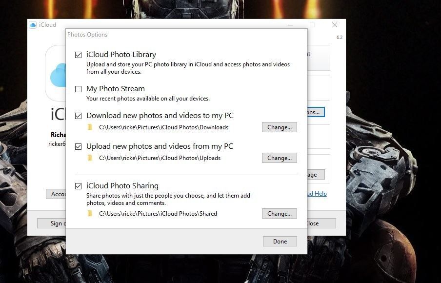 Фотографии iCloud