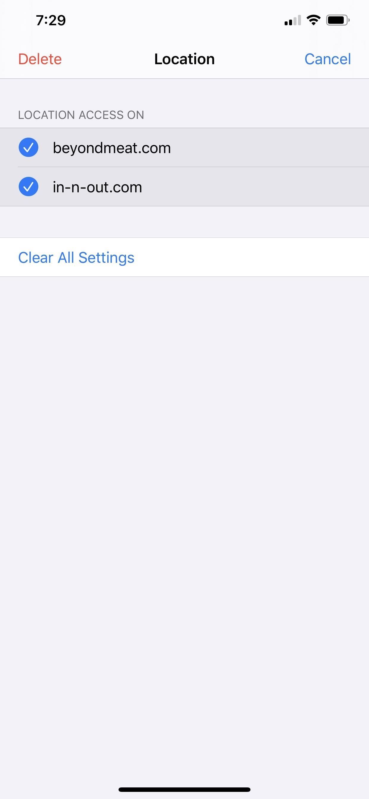Как настроить разрешения для камеры, микрофона и местоположения для определенных сайтов в iOS 13's Safari