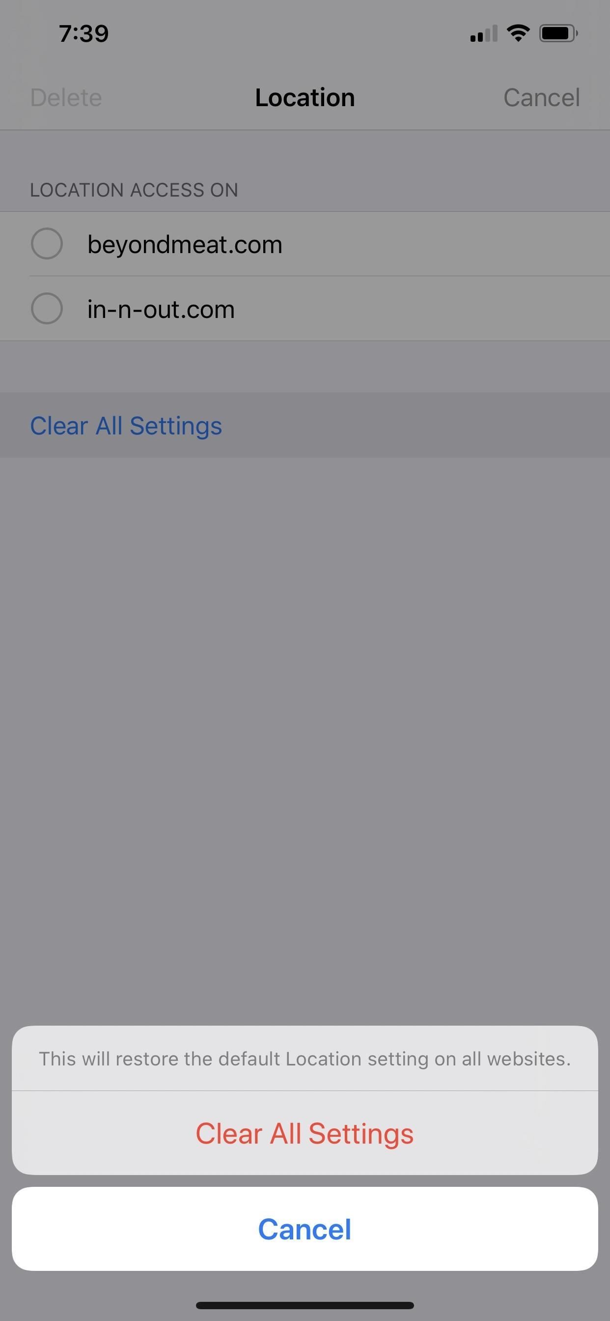 Как настроить разрешения для камеры, микрофона и местоположения для определенных сайтов в iOS 13's Safari