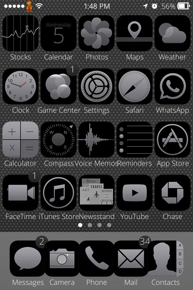 Как обновить старое устройство iOS 7 с помощью этих цветных тем в стиле iPhone 5S