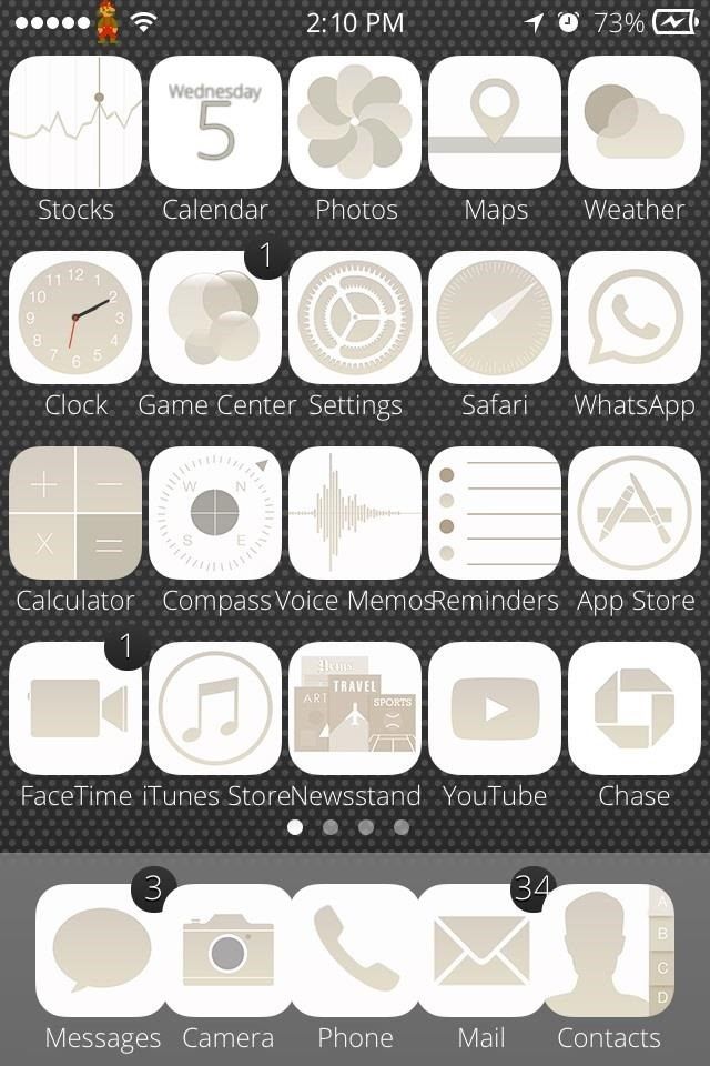 Как обновить старое устройство iOS 7 с помощью этих цветных тем в стиле iPhone 5S