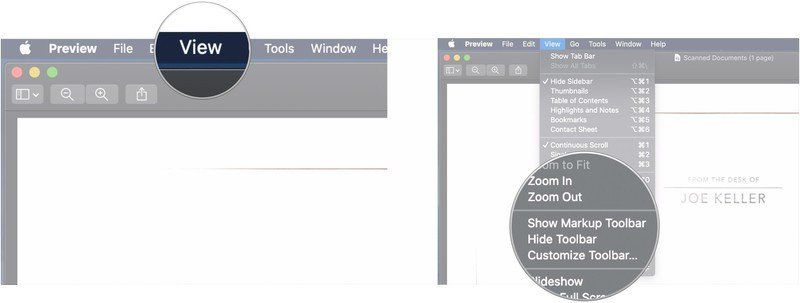 Нажмите View, нажмите Show Markup Toolbar