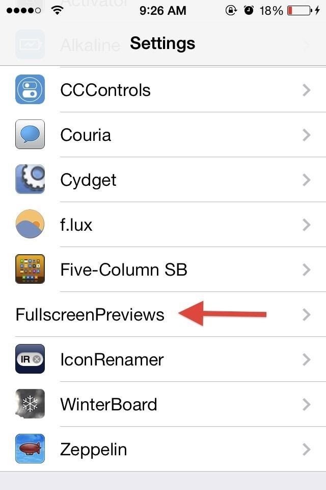 Как получить полноэкранные предварительные просмотры приложений на вашем iPhone's Multitasking Menu