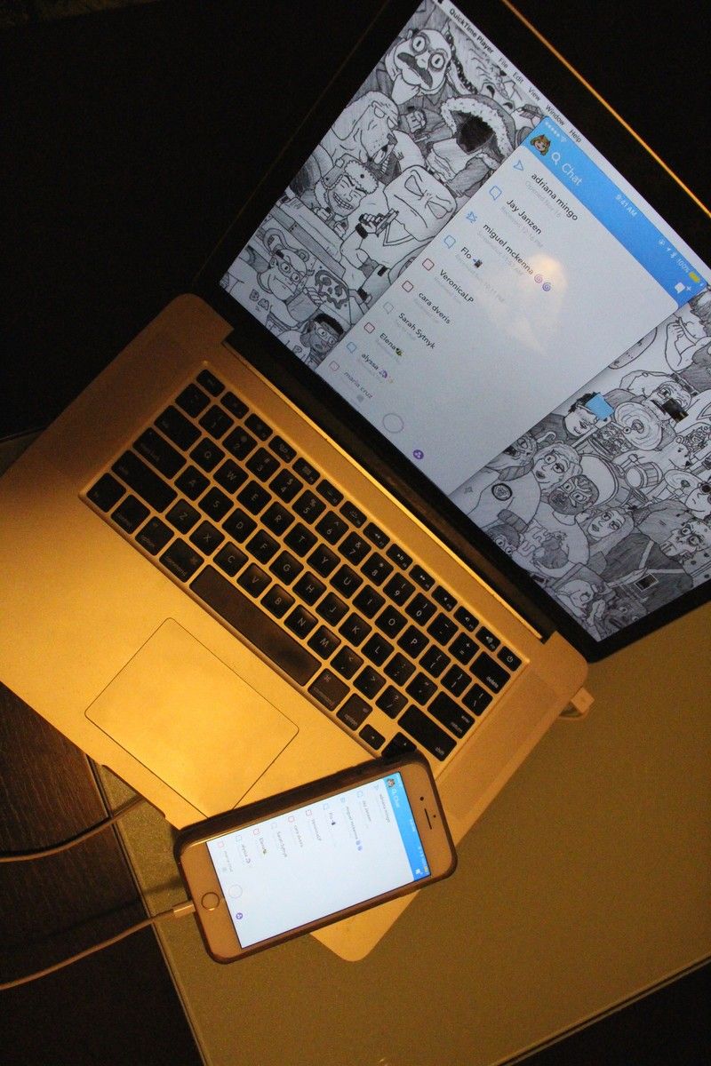 Снимок экрана QuickTime