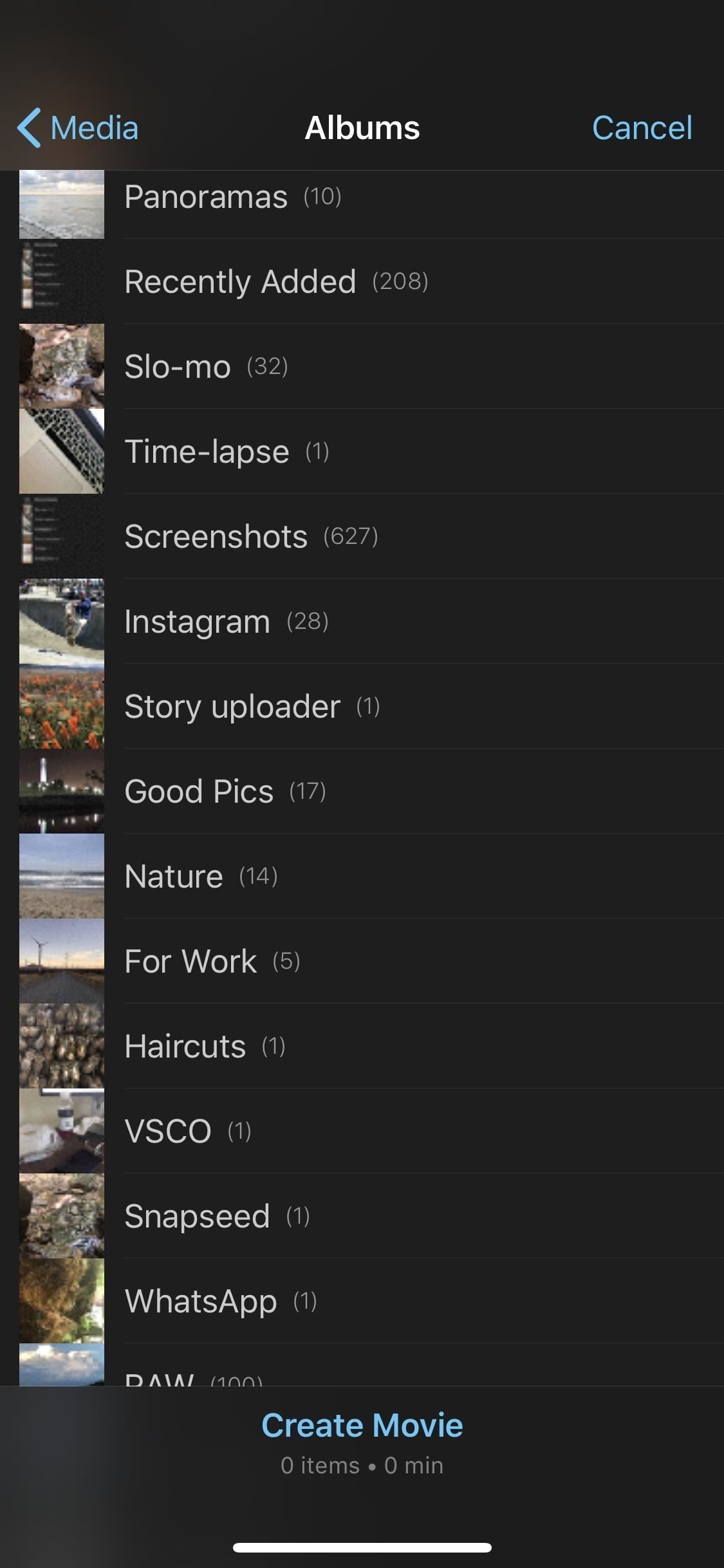 Как создать новый проект фильма в iMovie на вашем iPhone
