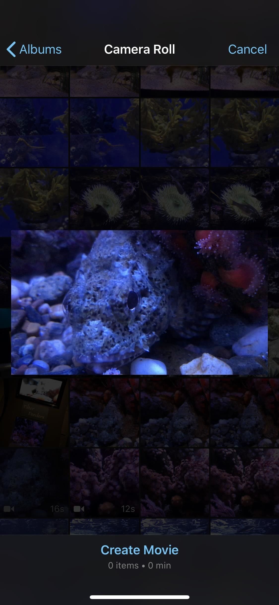 Как создать новый проект фильма в iMovie на вашем iPhone