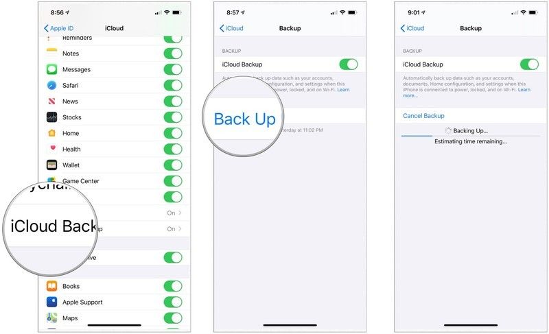 iPhone iCloud Backup