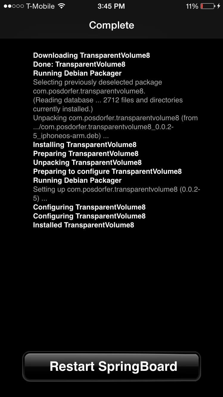 Сделай свой айфон's Volume HUD Less Annoying in iOS 8