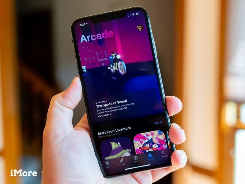 Apple Arcade на iPhone XS Max