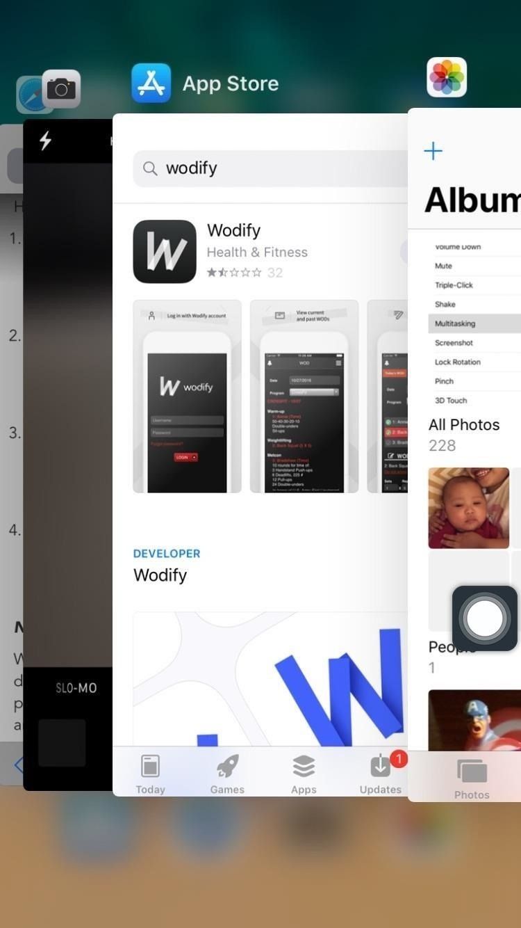 Вам не хватает жеста 3D Touch для многозадачности в iOS 11? Попробуй это