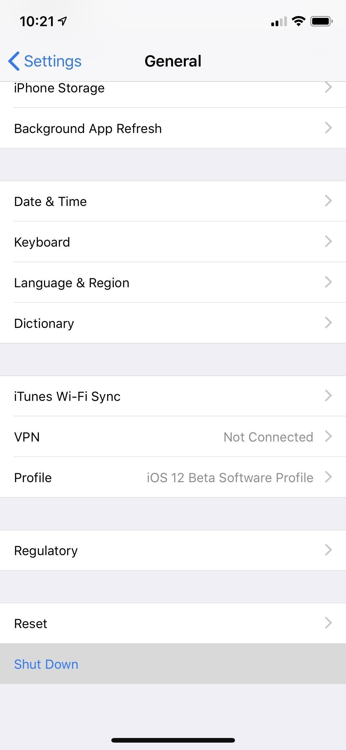 Выключите и перезагрузите iPhone 11, 11 Pro или 11 Pro Max