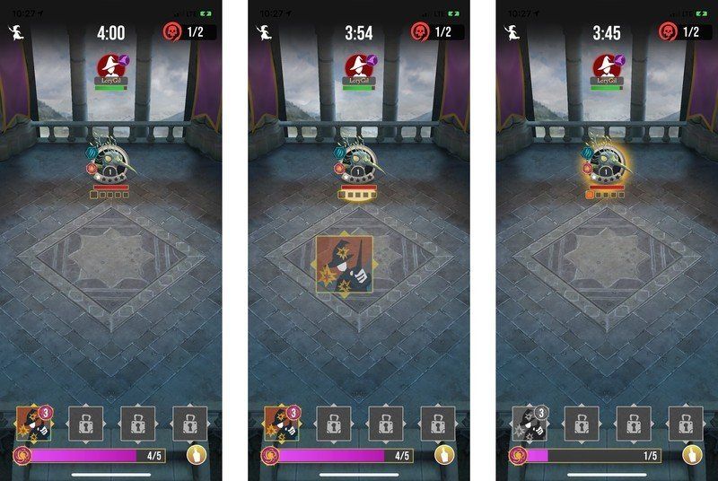 Перетащите заклинание профессии из контейнера заклинаний на друга или врага, чтобы активировать заклинание