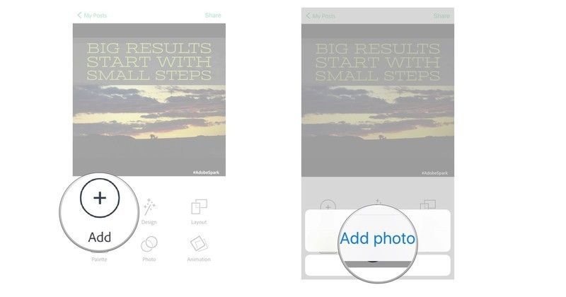 Нажмите добавить, нажмите добавить фото.