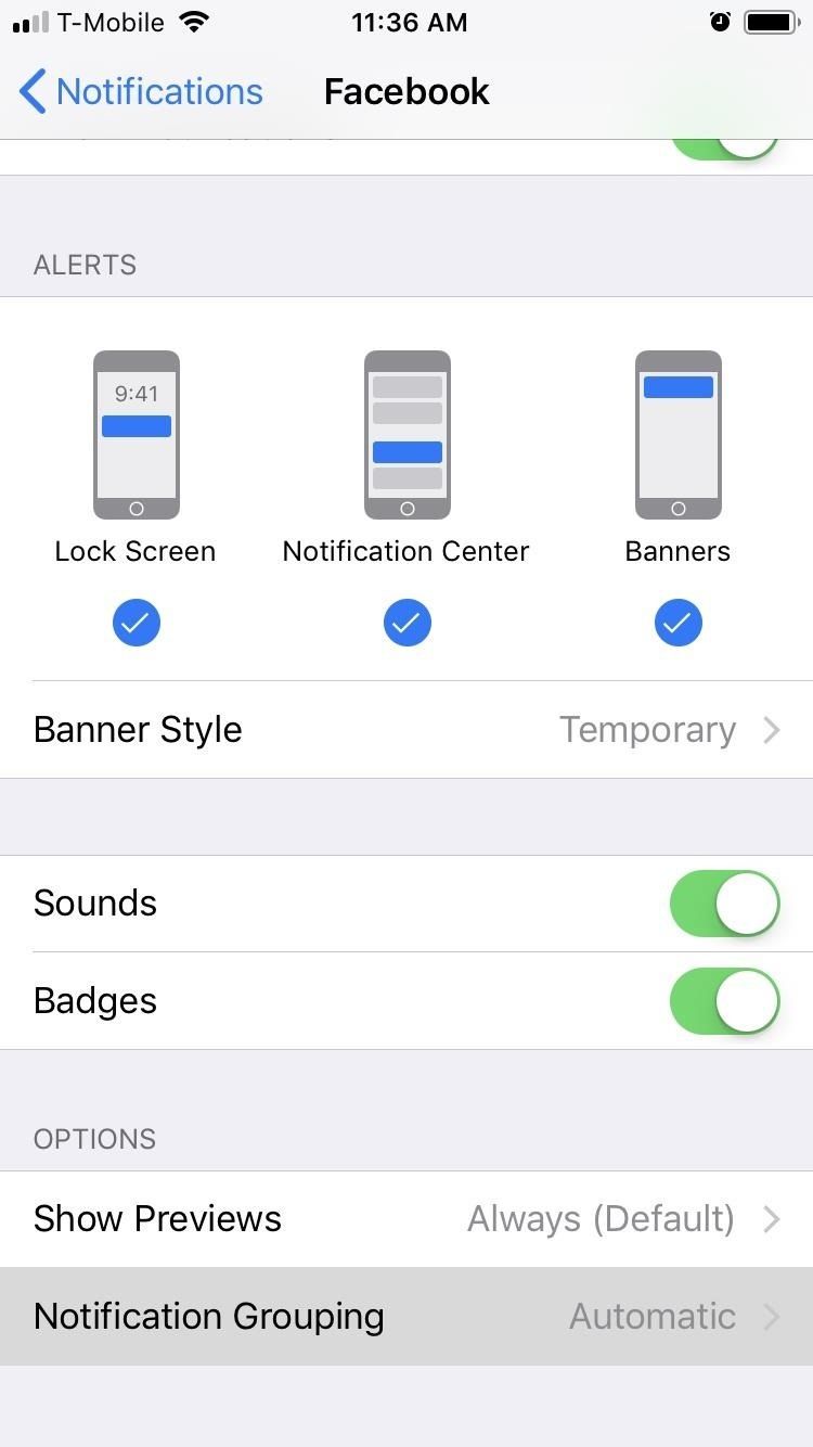 Как группировать уведомления по приложениям вместо умных стеков в iOS 12 на вашем iPhone