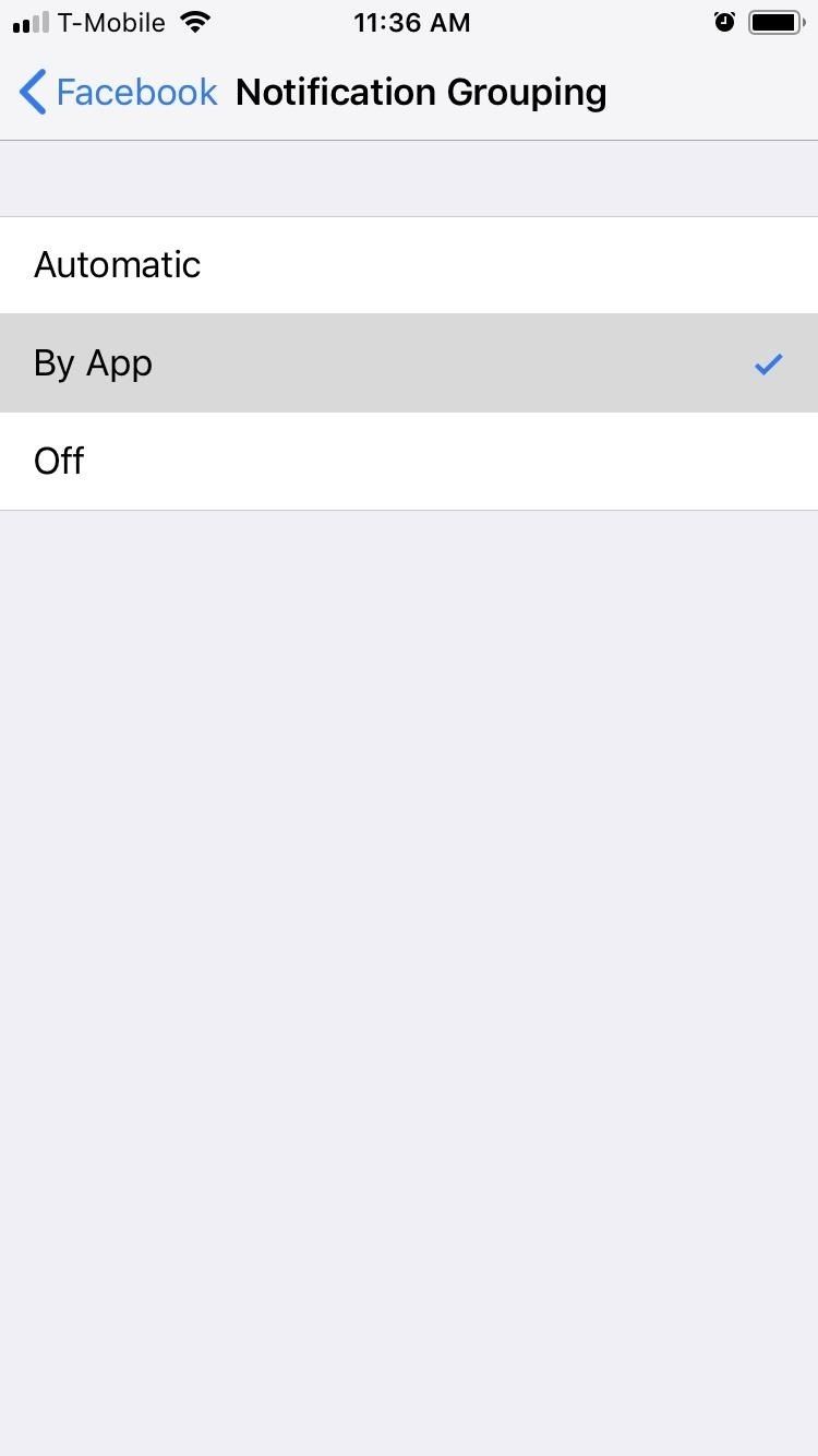 Как группировать уведомления по приложениям вместо умных стеков в iOS 12 на вашем iPhone