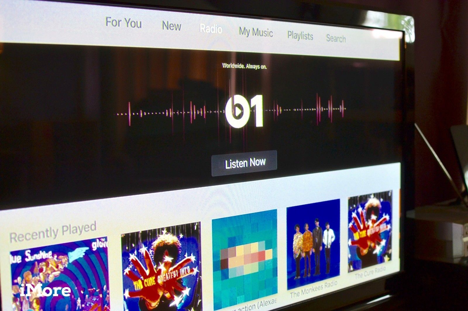 Музыкальное приложение на Apple TV