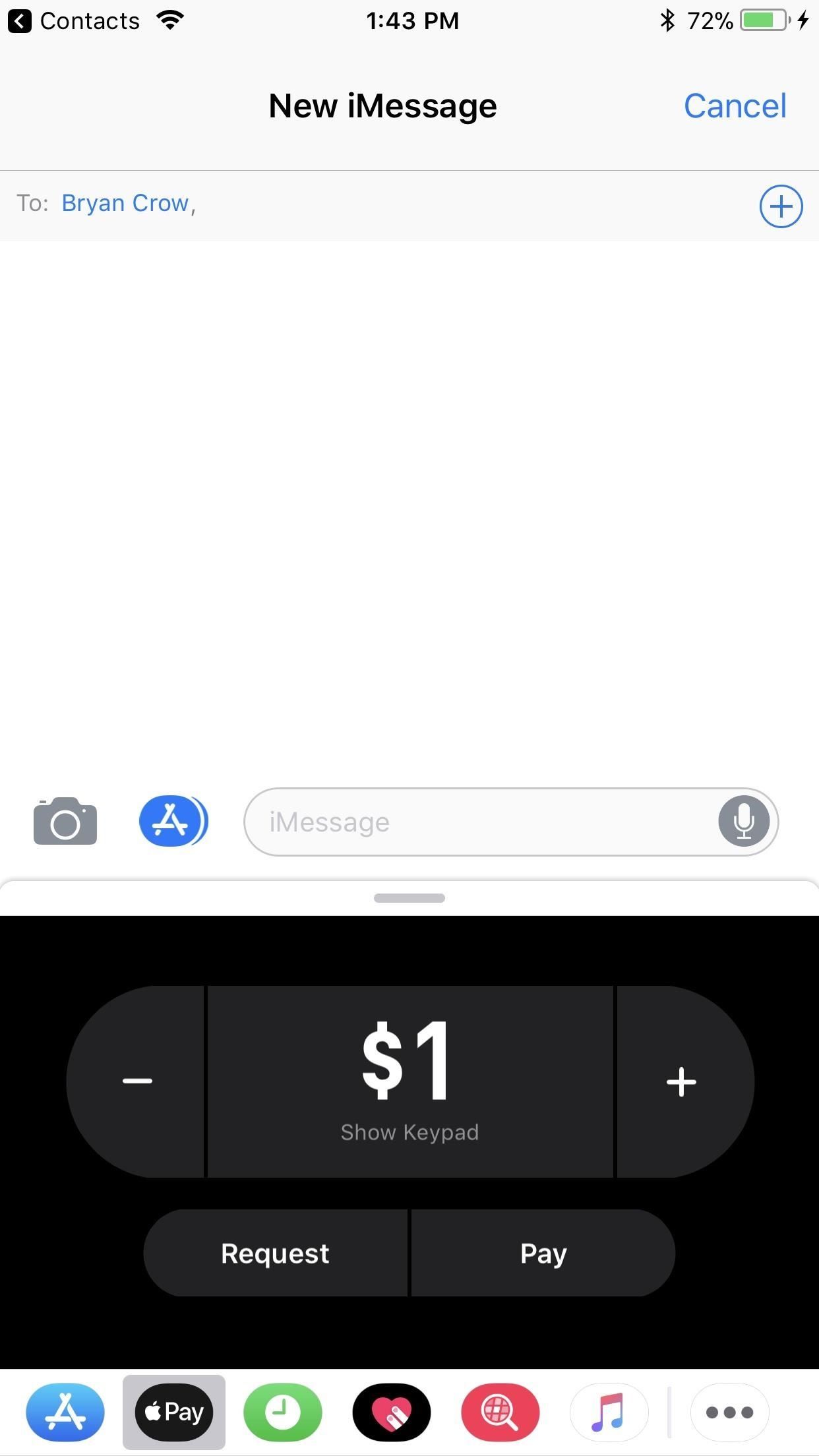 Как отправлять и получать Apple Pay Cash через сообщения на вашем iPhone