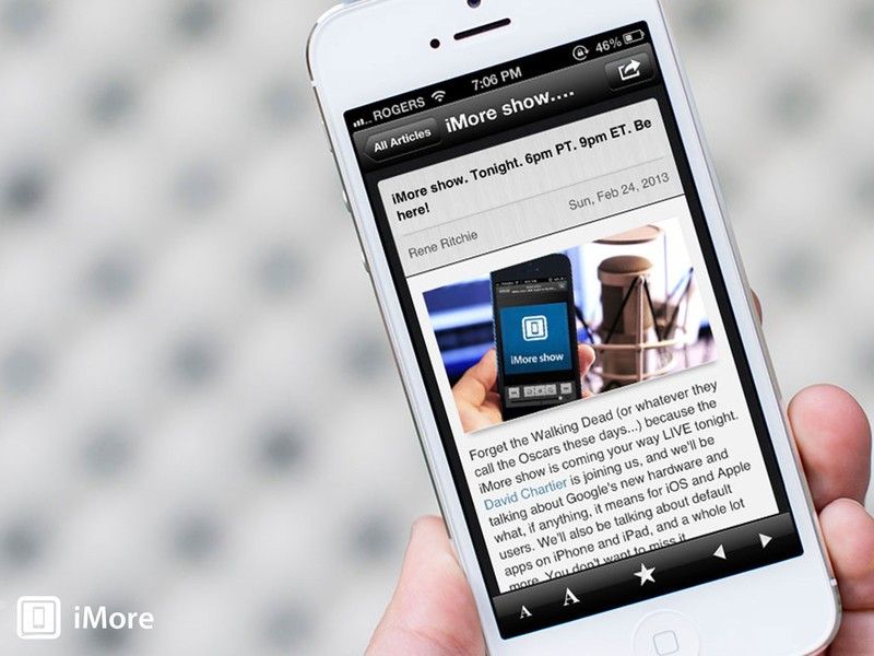 Как подписаться на iMore в RSS, App Store, Facebook, Twitter, Google+ и т. Д.!