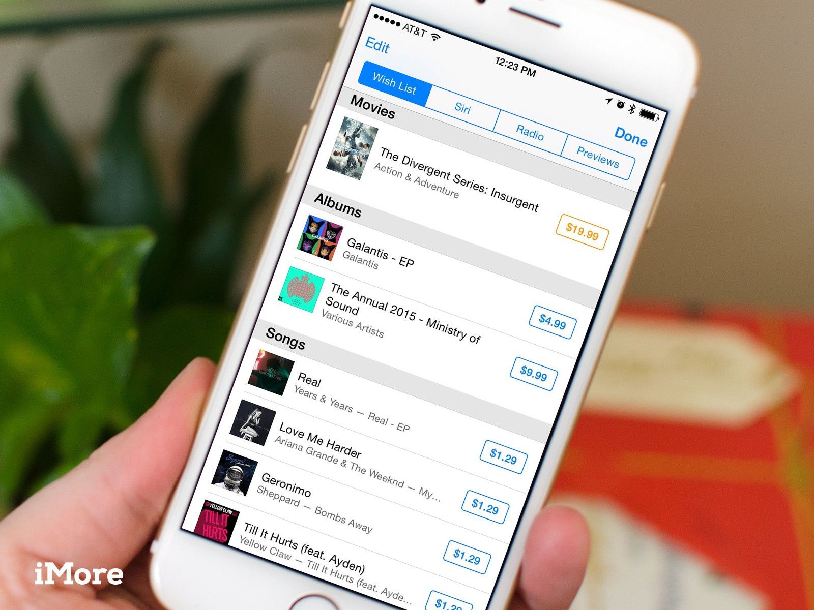 Как просмотреть список желаний iTunes и App Store на iPhone или iPad