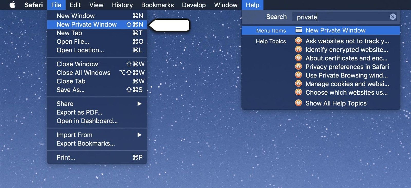 Стрелка появляется, если вы наведите курсор на команду помощи
